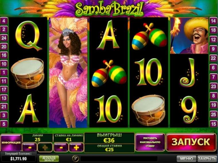 Play Samba Brazil slot