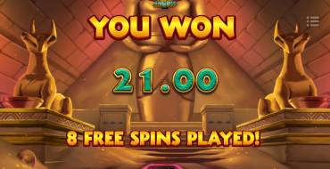 Scepter of Anubis: Winnings