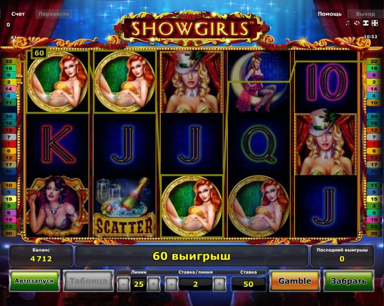 Play Showgirls slot