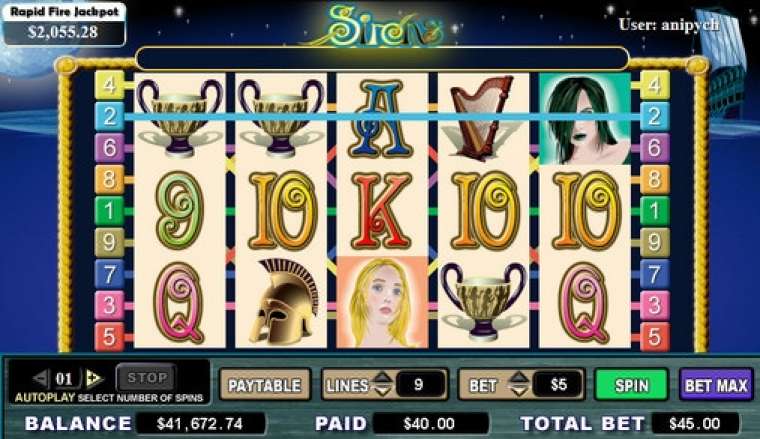 Play Sirens slot