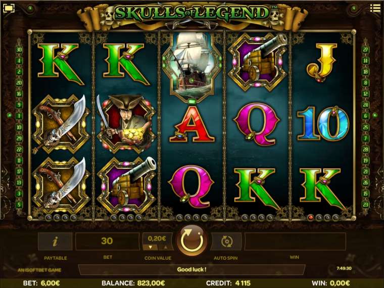 Play Skulls of Legend slot