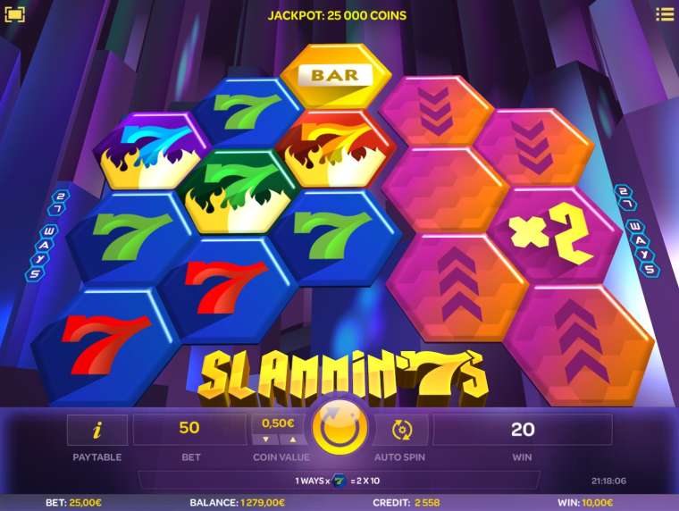 Play Slammin’ 7s slot