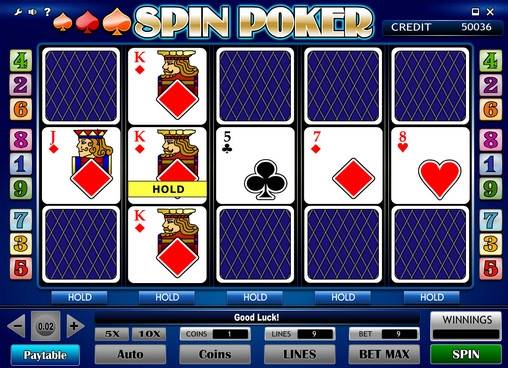 Spin Poker online