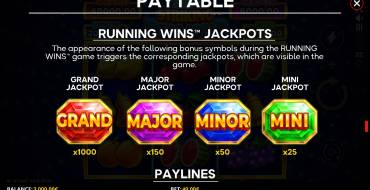 Striking Diamond: Jackpot function