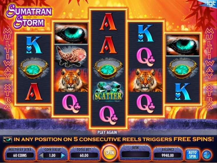 Play Sumatran Storm slot