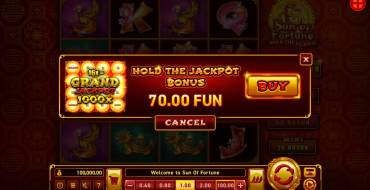 Sun of Fortune: Bonus