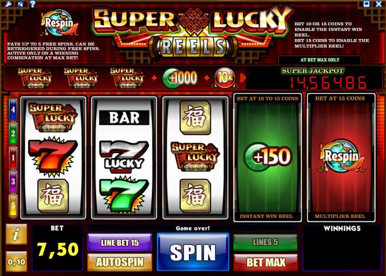 Play Super Lucky Reels slot