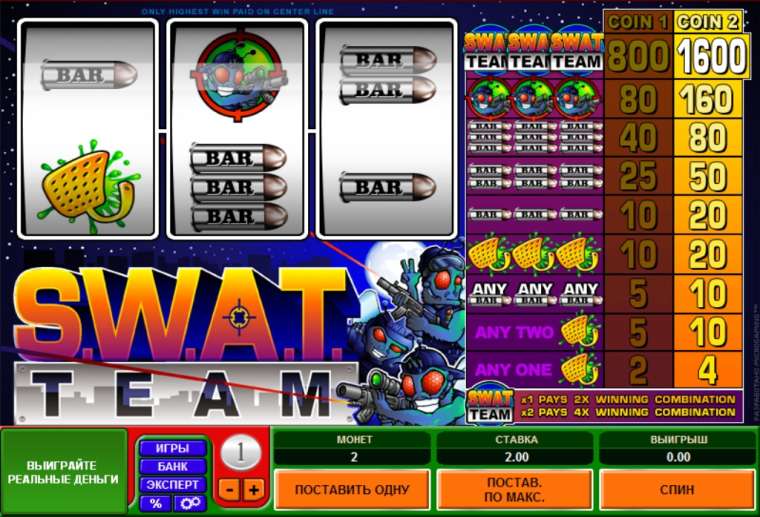Play S.W.A.T. Team slot