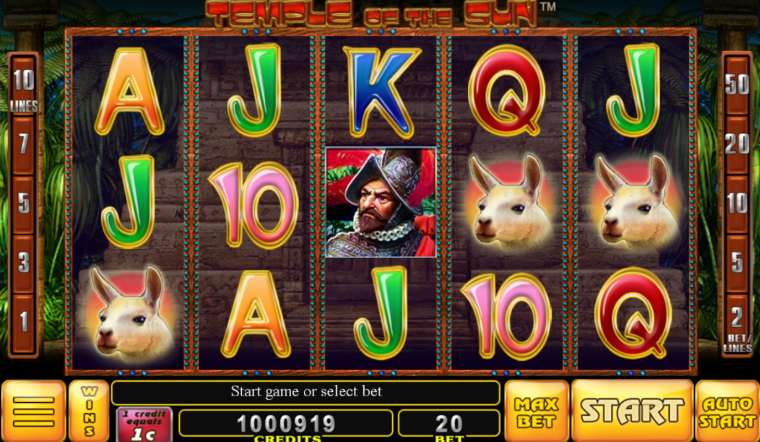 Play Temple of the Sun slot