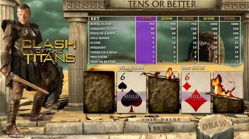 Tens or Better – Clash of the Titans online