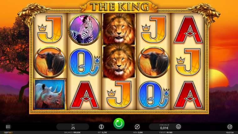 Play The  King slot