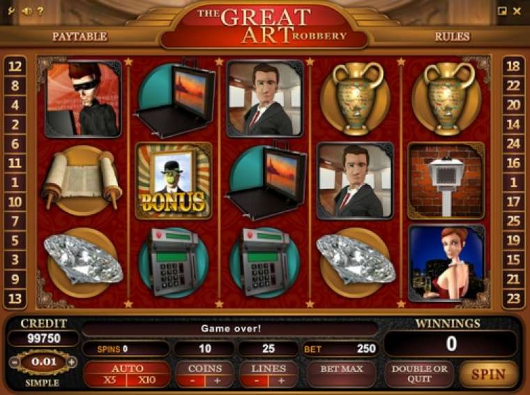 Play The Great Art of Robbery slot