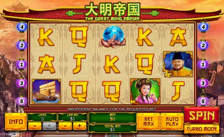 Play The Great Ming Empire slot