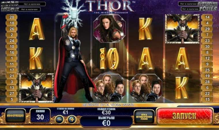 Play Thor: The Mighty Avenger slot