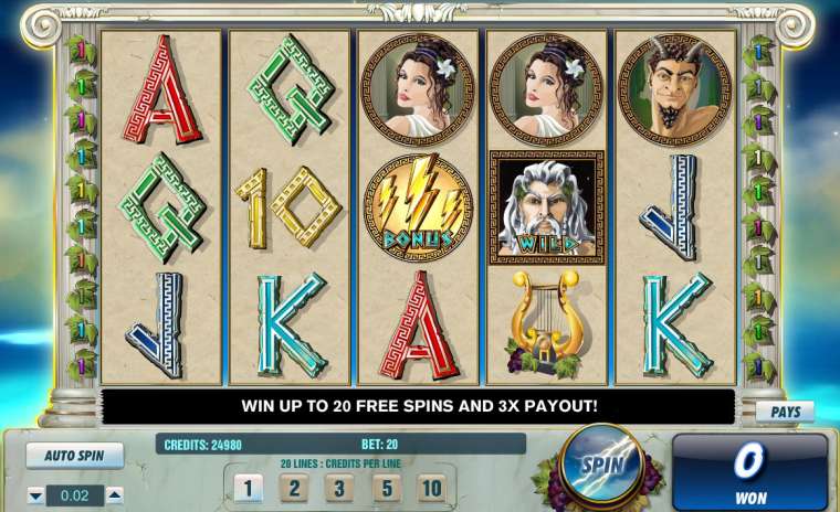 Play Thundering Zeus slot