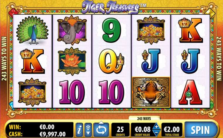 Play Tiger Treasures slot