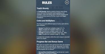 Toad’s Bounty: Rules