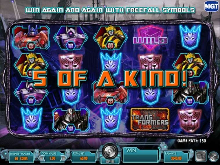 Play Transformers: Battle for Cybertron slot