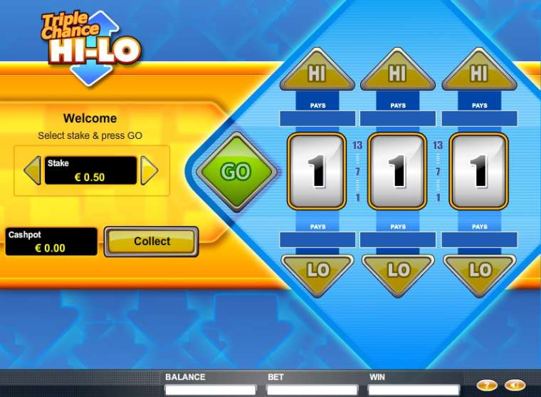 Triple Chance Hi Lo Triple Chance Hi Lo