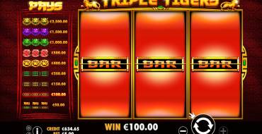 Triple Tigers: Payments