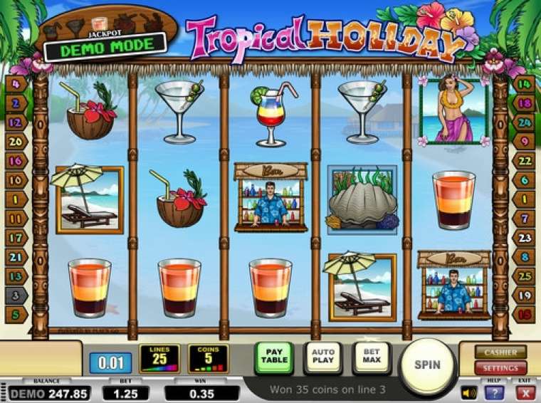 Play Tropical Holiday slot