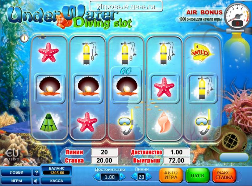 Under Water – Diving Slot