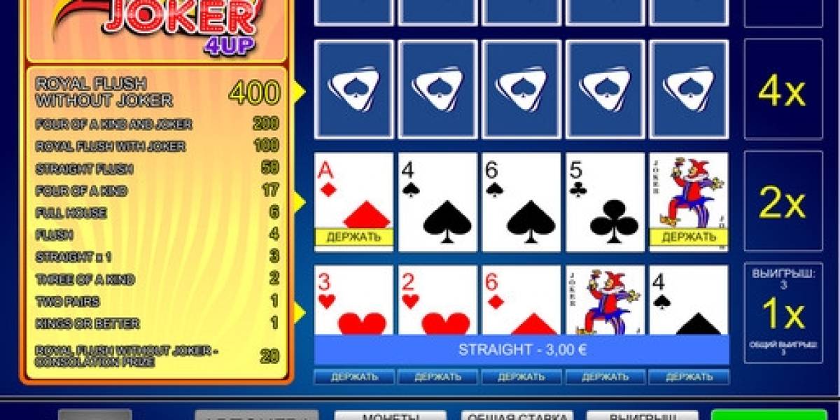 Vegas Joker 4Up Poker online