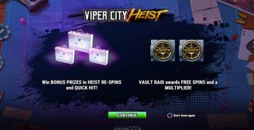Viper City Heist: Unique features
