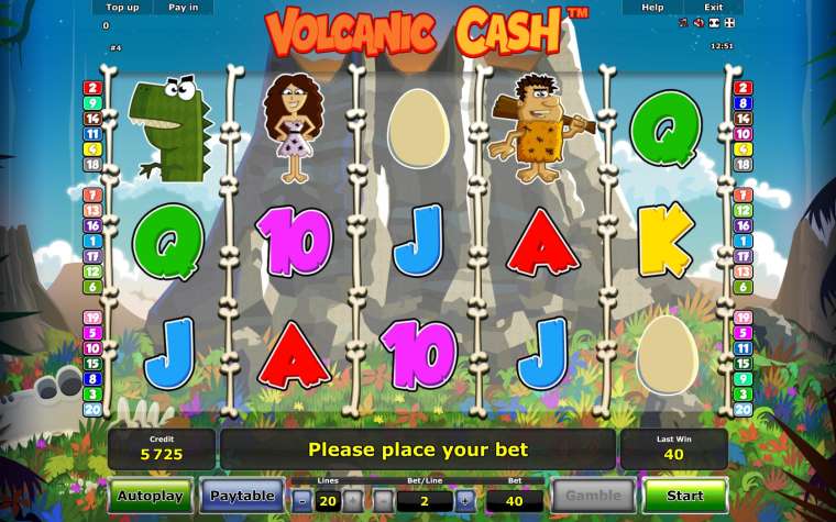 Play Volcanic Cash slot