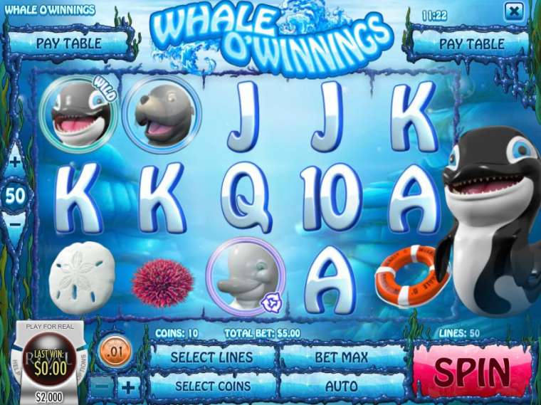 Play Whale O’ Winnings slot