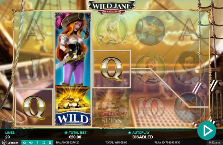 Play Wild Jane: The Lady Pirate slot