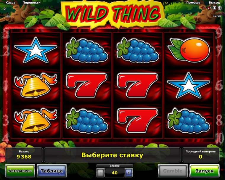 Play Wild Thing slot