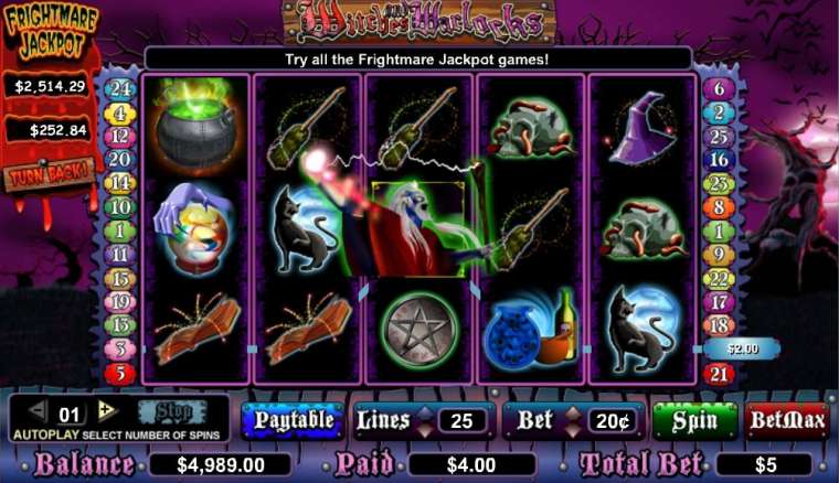 Play Witches and Warlocks slot