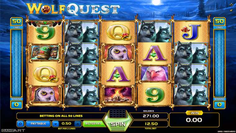Play Wolf Quest slot