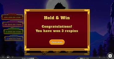 Wolf Strike Hold and Win Extra: Free spins and/or respins