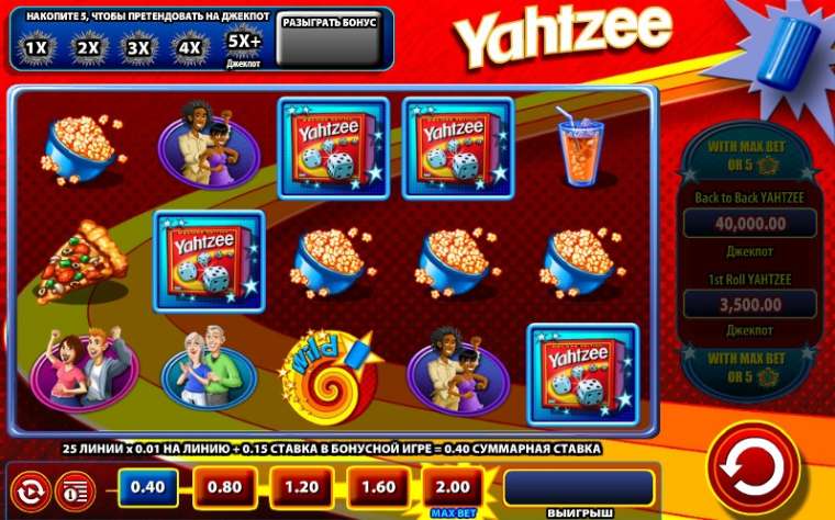 Play Yahtzee slot