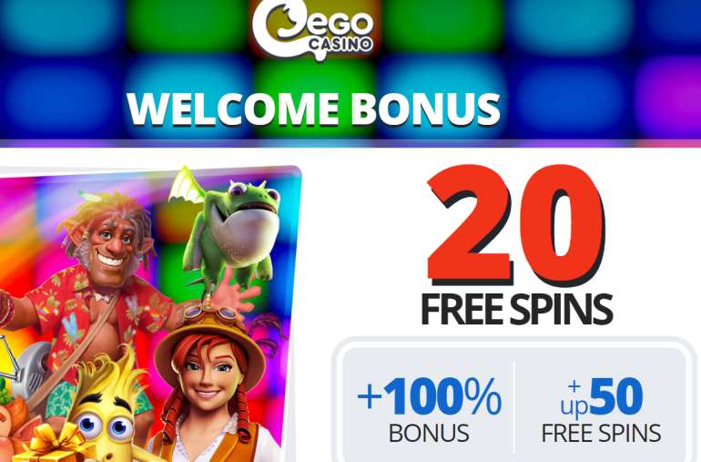 20 Free Spins No Deposit Bonus in EgoCasino