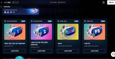 Reload free spins: up to 135 FS every week at GIZBO: GIZBO online casino