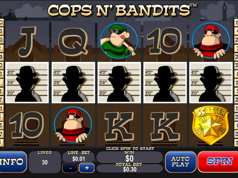 video slot Cops N 'Bandits (Playtech)
