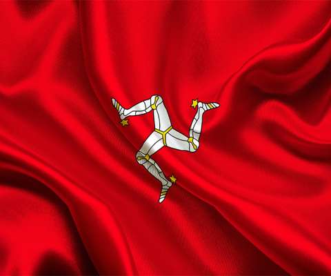 Флаг островов мэн и сицилия