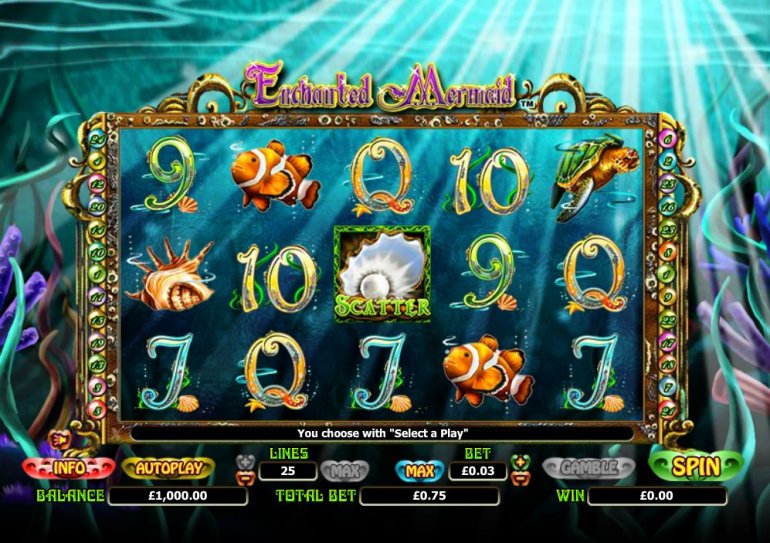 Slot machine Enchanted Mermaid