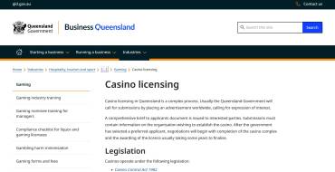 Queensland Office of Liquor and Gaming Regulation: Queensland Government website