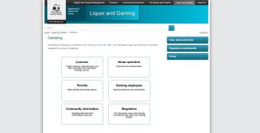 Tasmanian Liquor and Gaming Commission: Tasmanian Liquor and Gaming Commission website