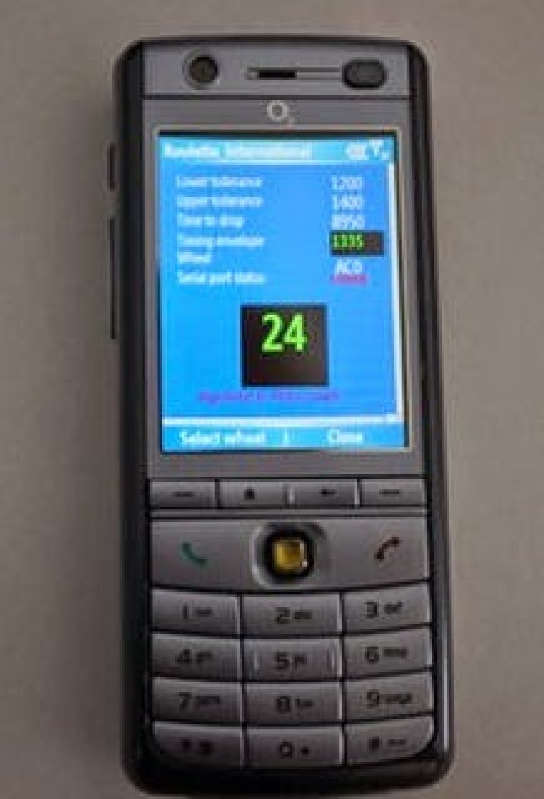 A Mobile Phone for Registering Roulette Numbers
