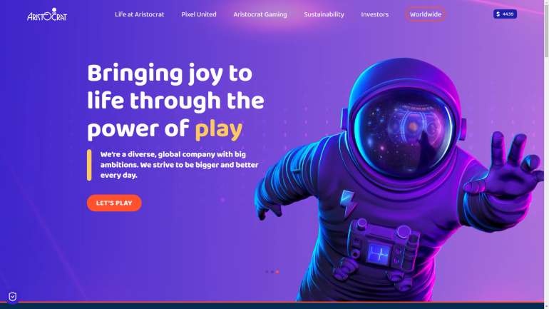 It offers various online casino games in Aristocrat Aristocrat