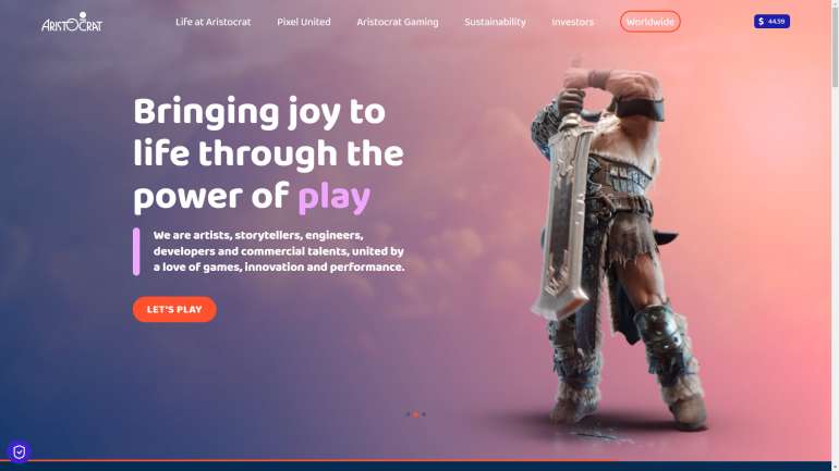 It's a world known provider of gambling software in Aristocrat Aristocrat