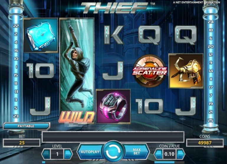Thief slot machine
