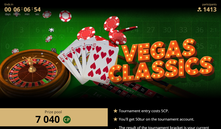Regular Tournament at Riobet in Vegas Classic Tournament at Riobet Vegas Classic in