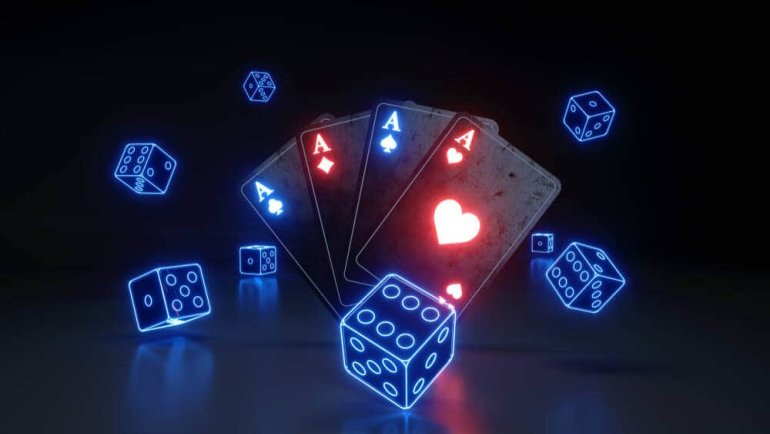 Cards and dice in virtual space