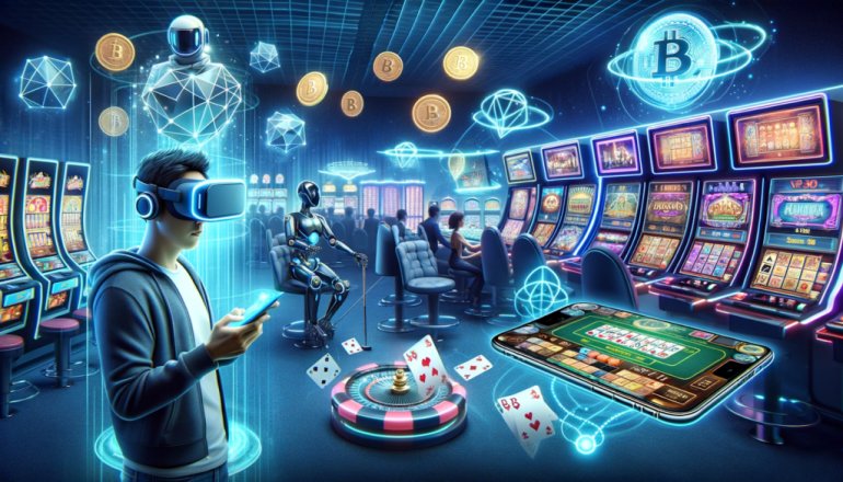 What a casino room looks like in virtual reality
